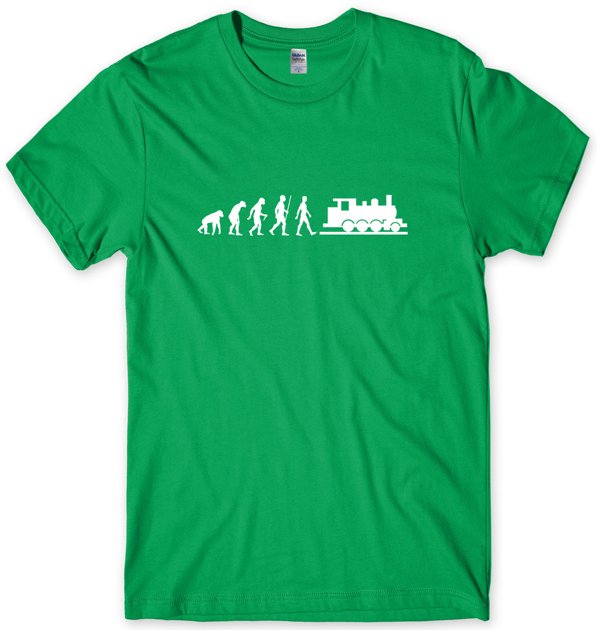 EVOLUTION OF MODEL RAILWAYS MENS FUNNY UNISEX T-SHIRT