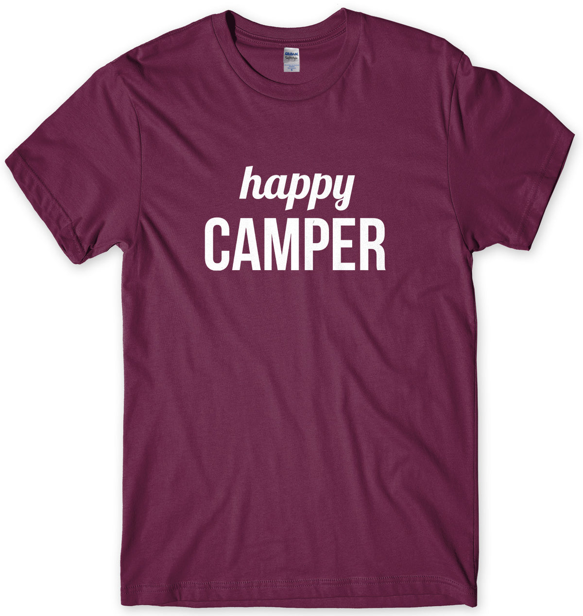 Happy Camper Mens Unisex T-Shirt