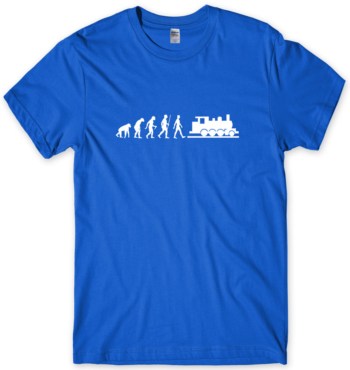 EVOLUTION OF MODEL RAILWAYS MENS FUNNY UNISEX T-SHIRT