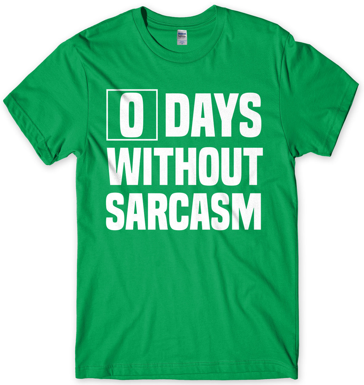 0 Days Without Sarcasm Mens Unisex T-Shirt
