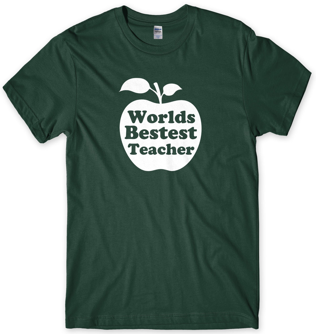 World&#39;s Bestest Teacher Mens Unisex T-Shirt