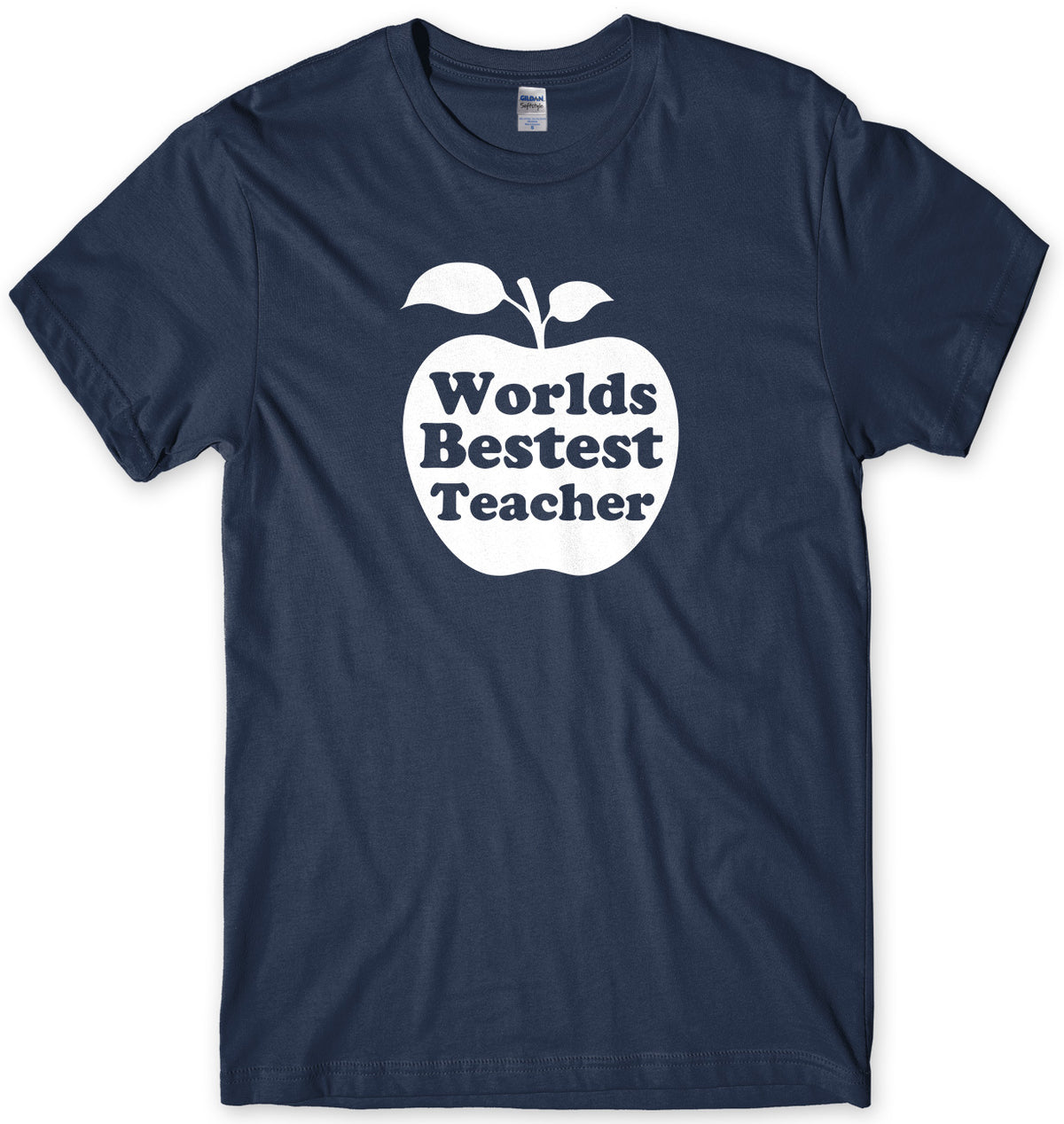 World&#39;s Bestest Teacher Mens Unisex T-Shirt