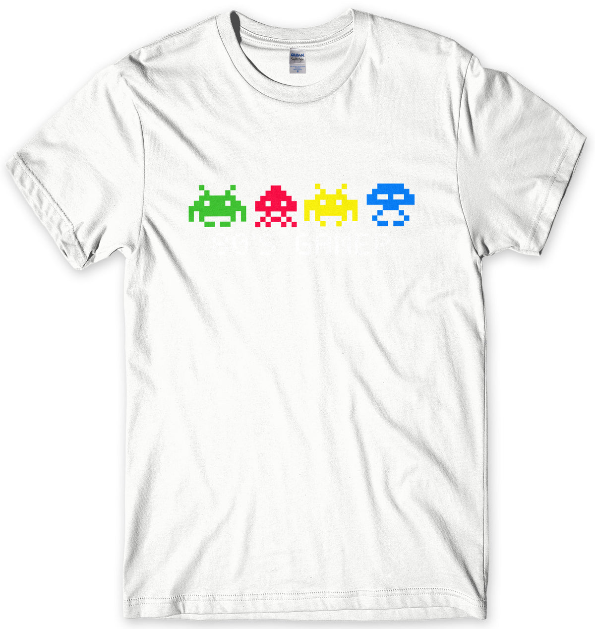 INVADERS FROM SPACE 80&#39;S GAMER MENS UNISEX T-SHIRT
