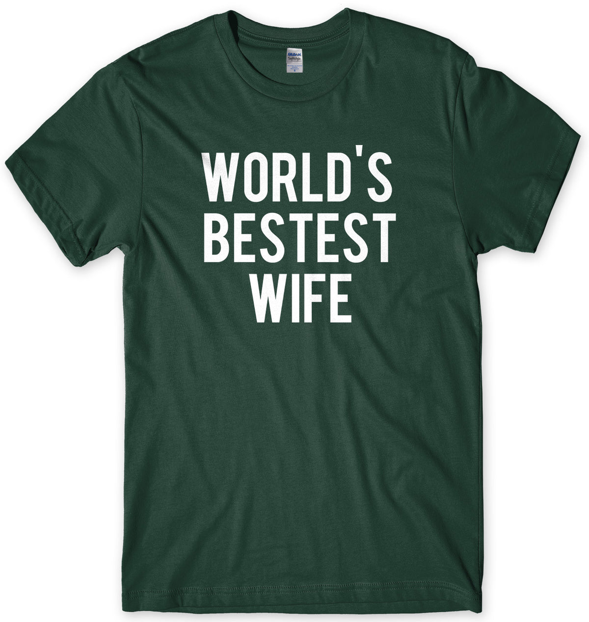World&#39;s Bestest Wife Mens Unisex T-Shirt