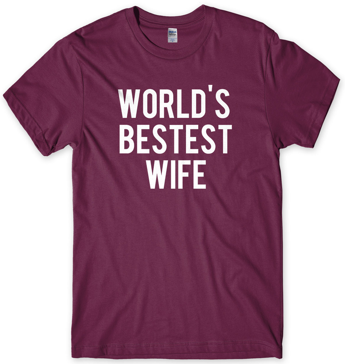 World&#39;s Bestest Wife Mens Unisex T-Shirt