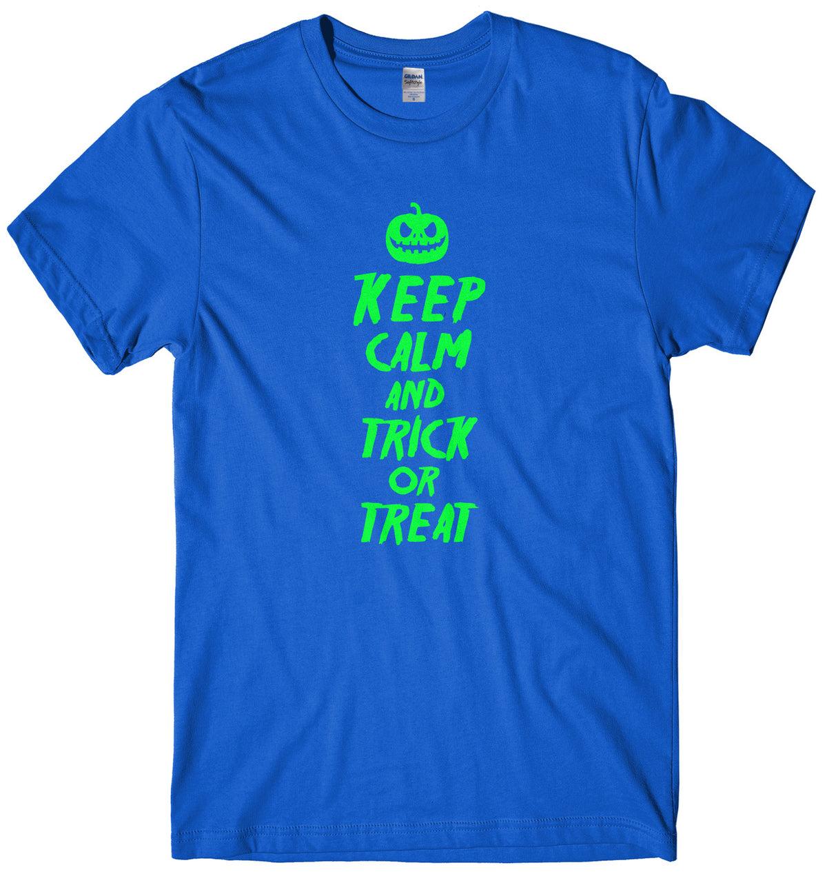 Keep Calm And Trick Or Treat Mens Unisex Halloween T-Shirt