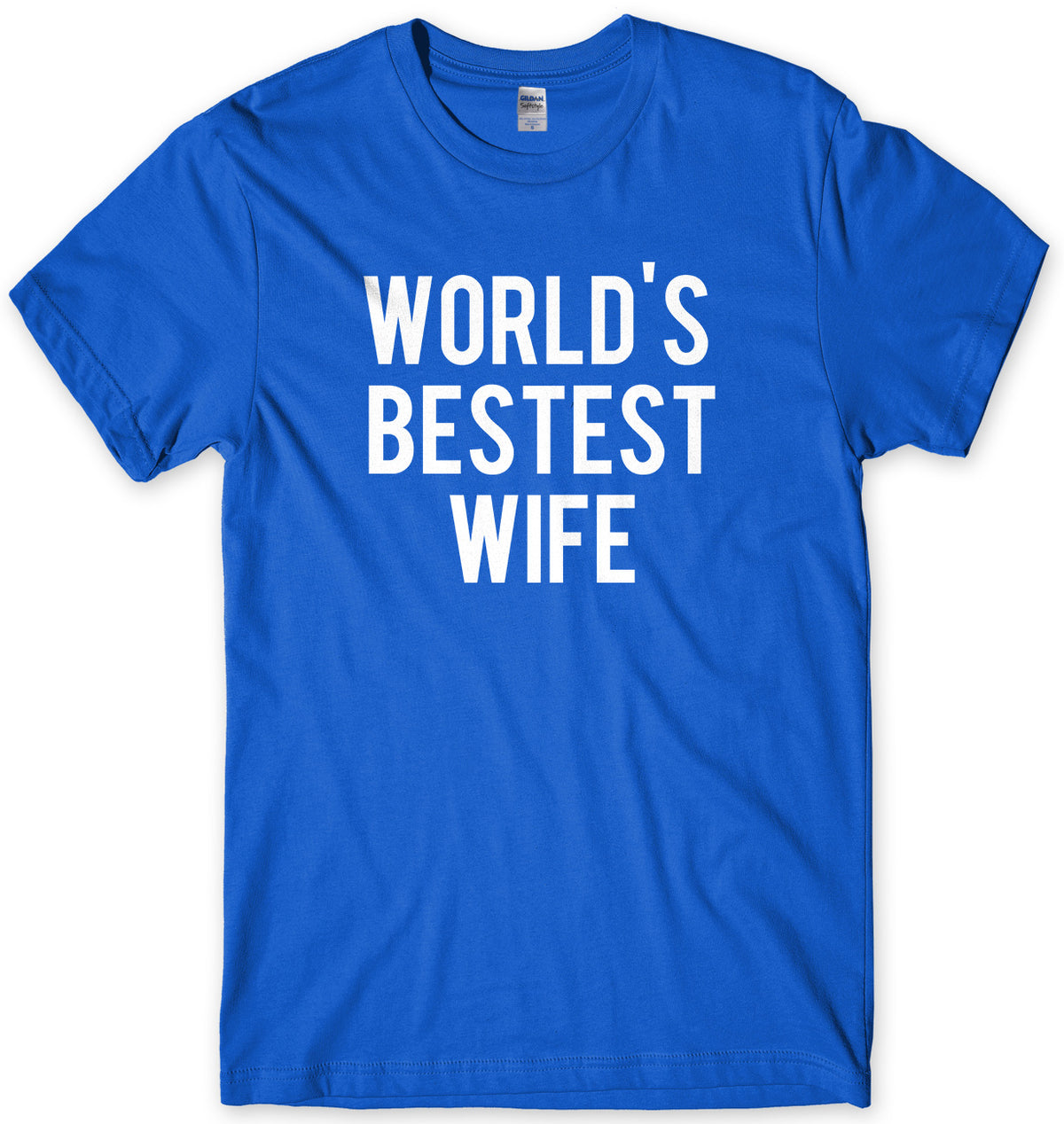 World&#39;s Bestest Wife Mens Unisex T-Shirt