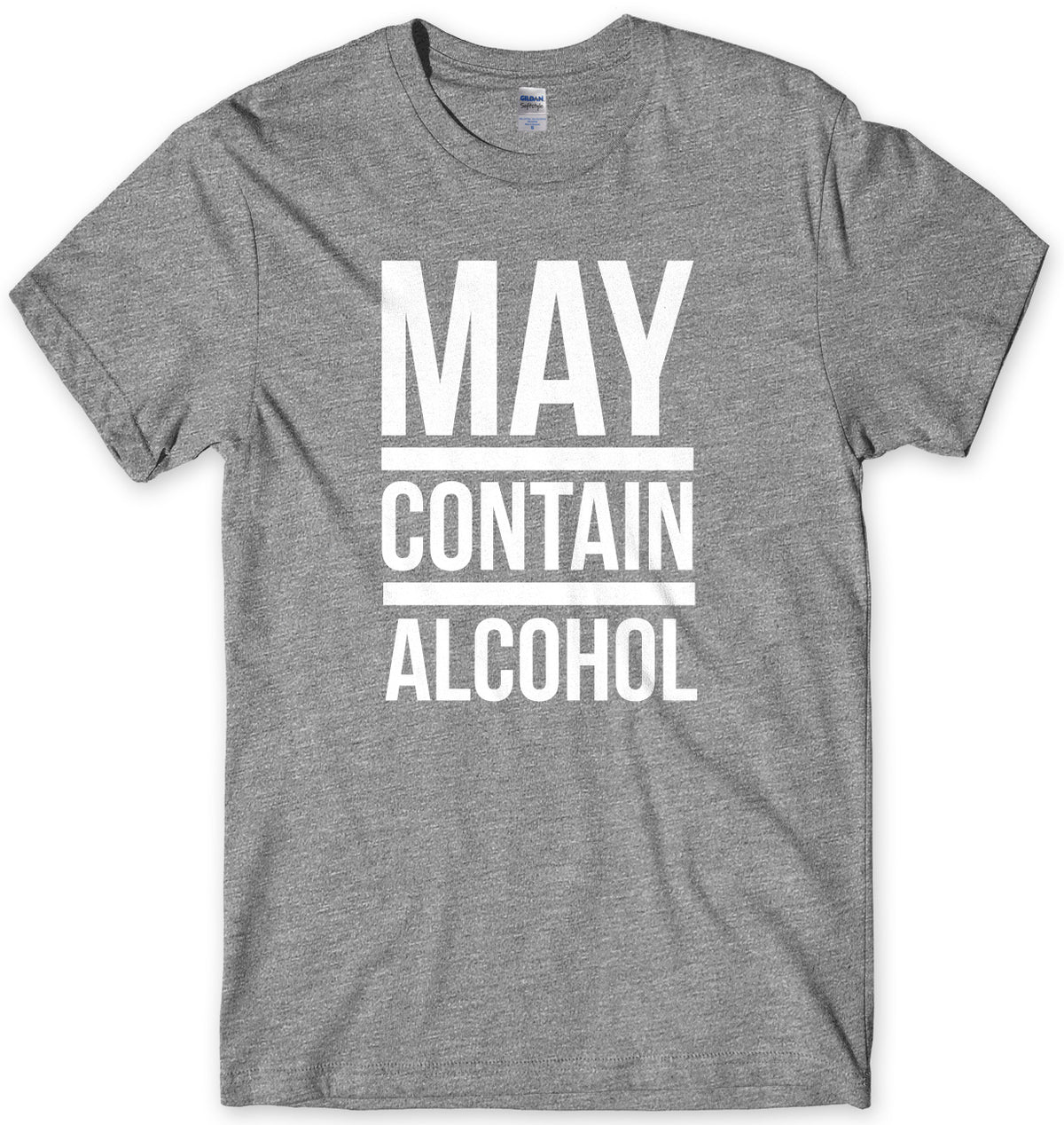 May Contain Alcohol Mens Unisex T-Shirt