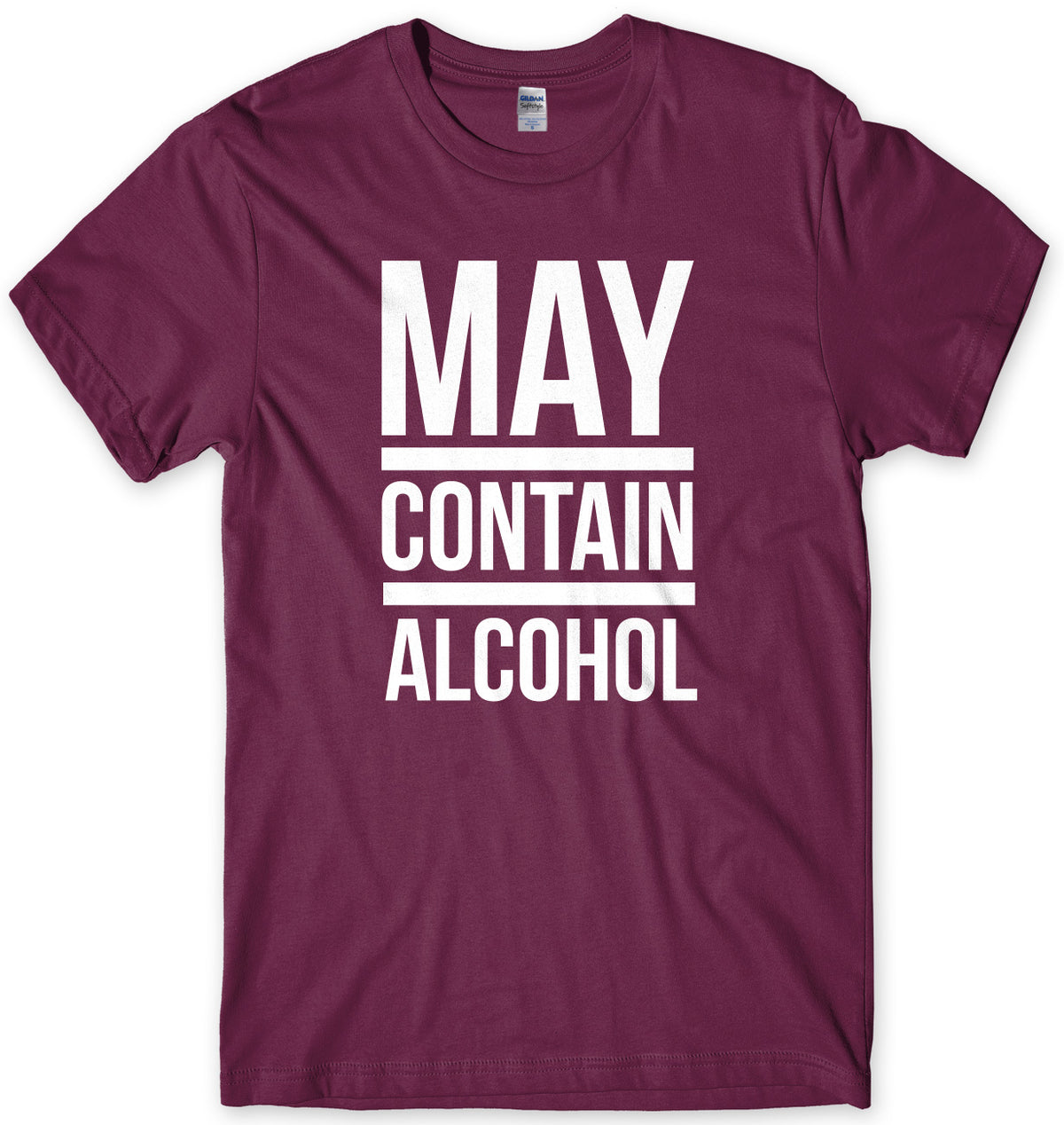 May Contain Alcohol Mens Unisex T-Shirt