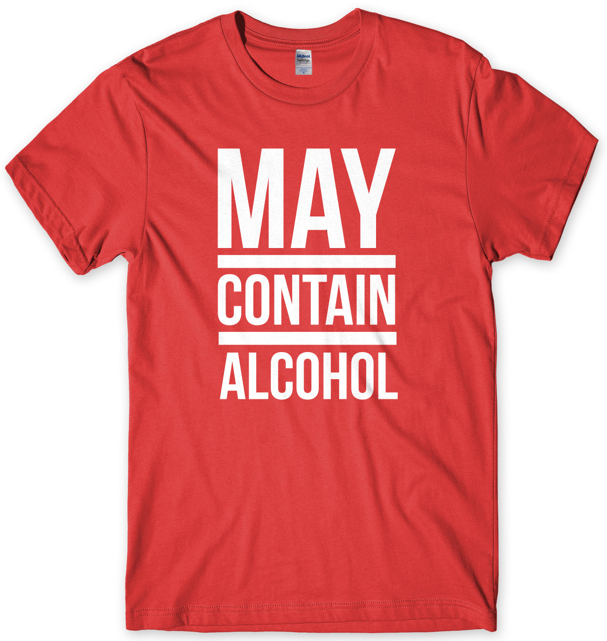 May Contain Alcohol Mens Unisex T-Shirt