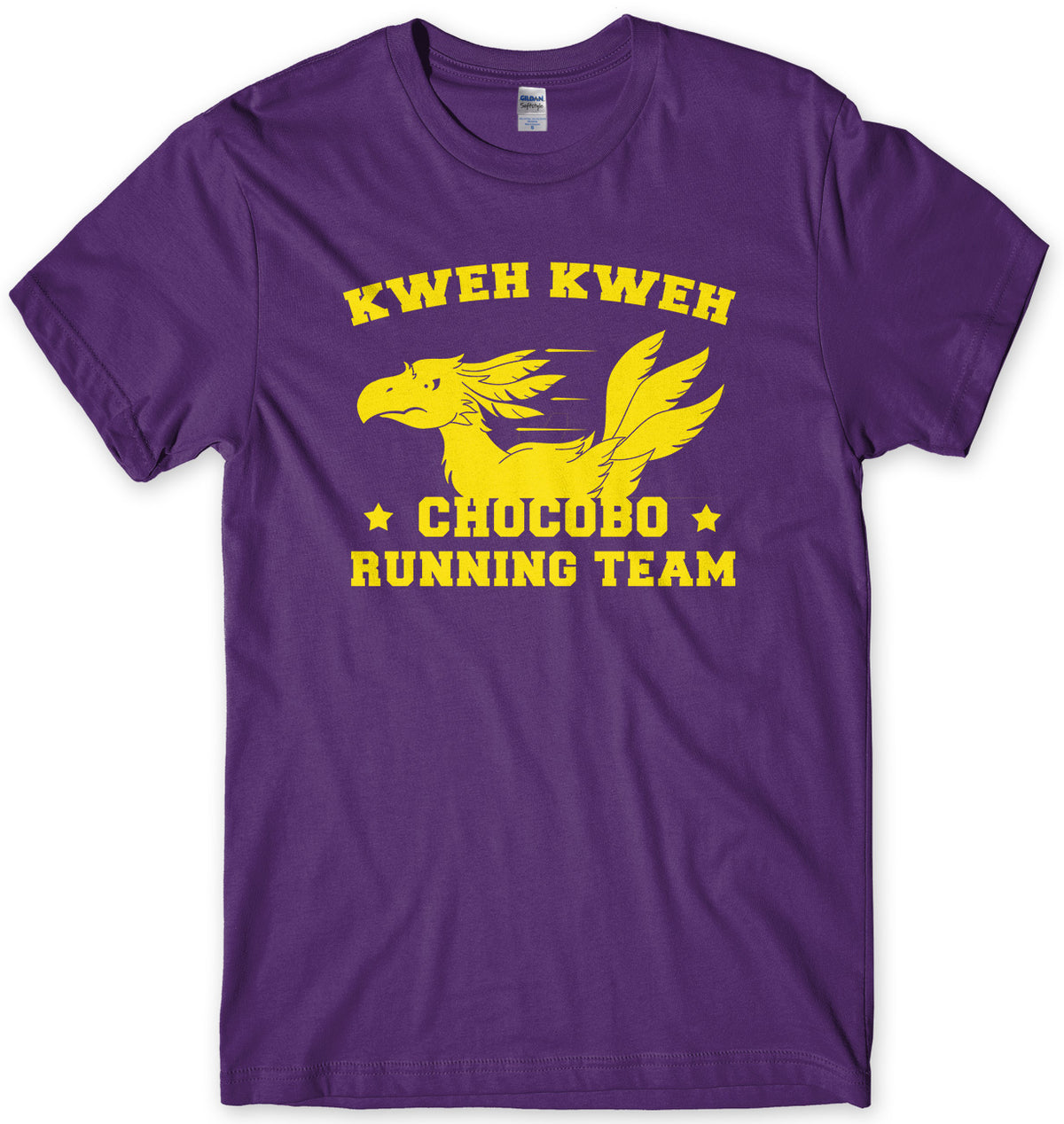KWEH KWEH CHOCOBO RUNNING TEAM MENS UNISEX T-SHIRT