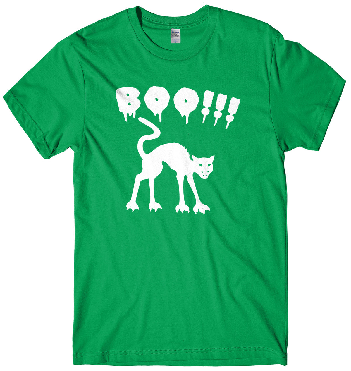 BOO!! Scay Cat Mens Unisex Halloween T-Shirt