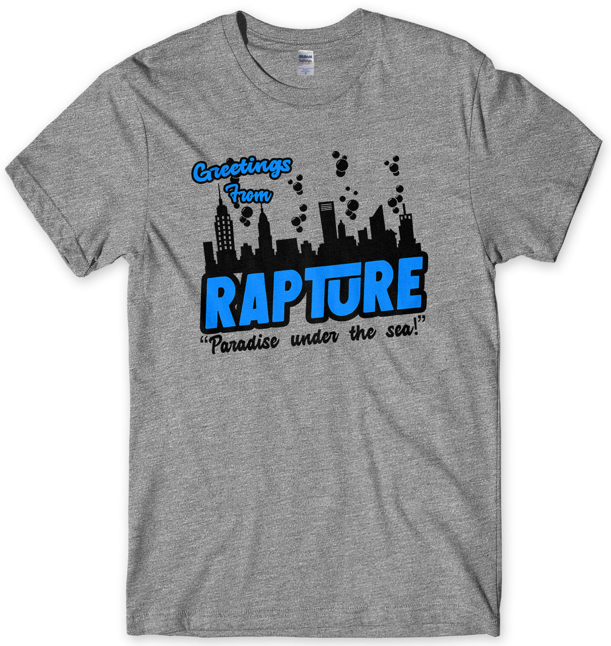 GREETINGS FROM RAPTURE MENS UNISEX T-SHIRT