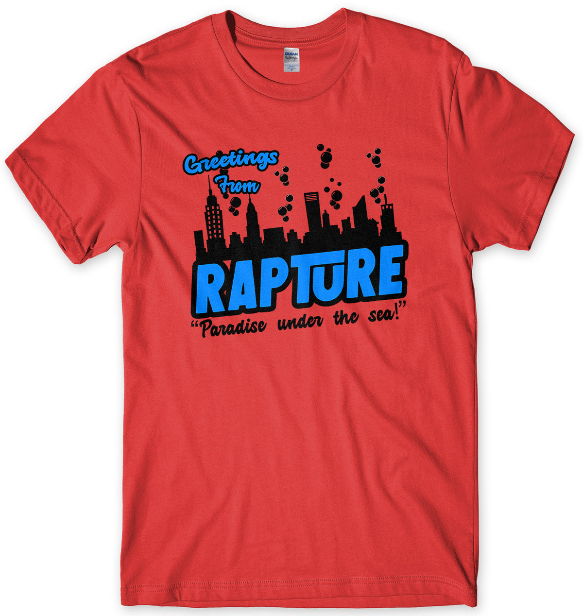 GREETINGS FROM RAPTURE MENS UNISEX T-SHIRT