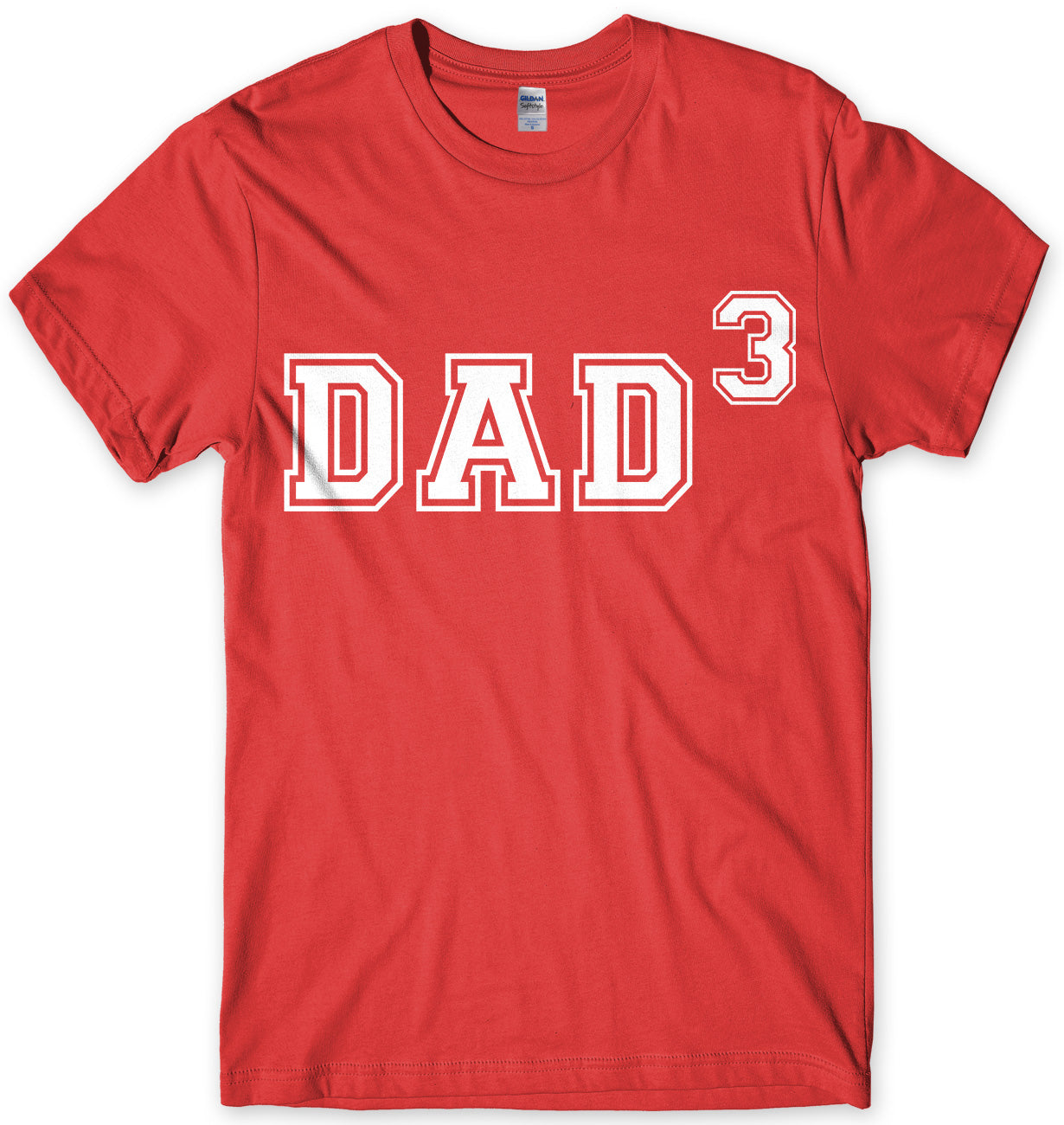 Dad Of Three Mens Unisex T-Shirt