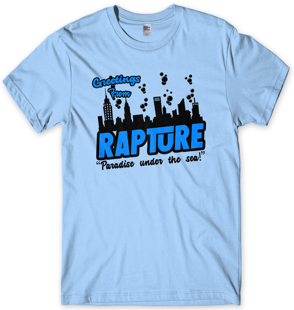 GREETINGS FROM RAPTURE MENS UNISEX T-SHIRT