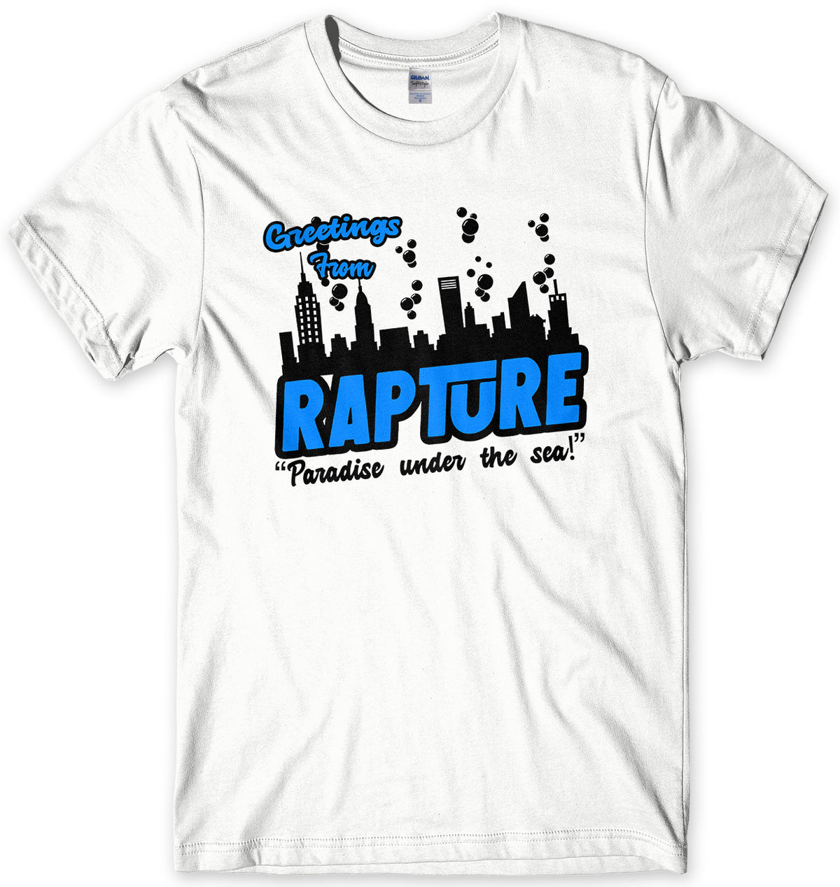 GREETINGS FROM RAPTURE MENS UNISEX T-SHIRT