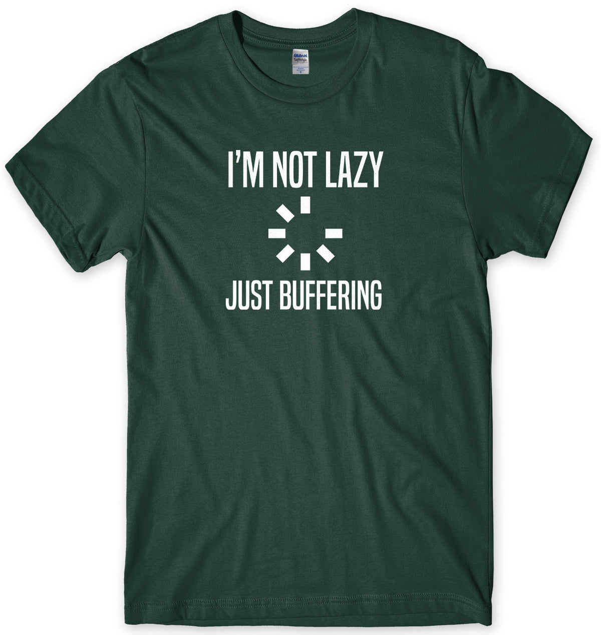 I&#39;m Not Lazy Just Buffering Mens Unisex T-Shirt
