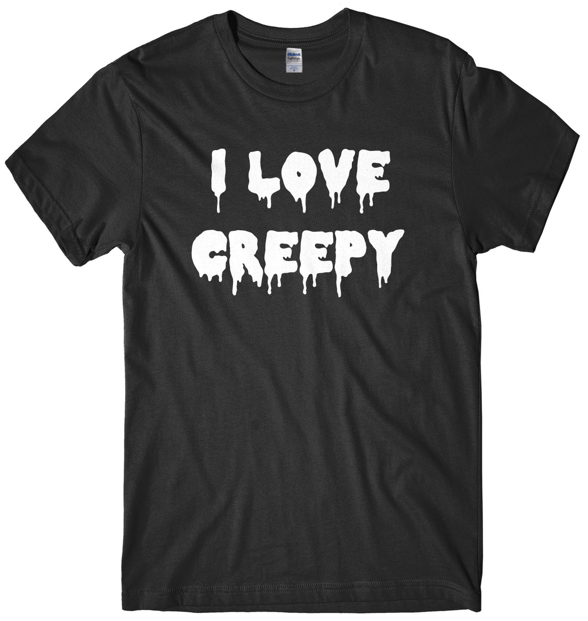 I Love Creepy Mens Unisex Halloween T-Shirt