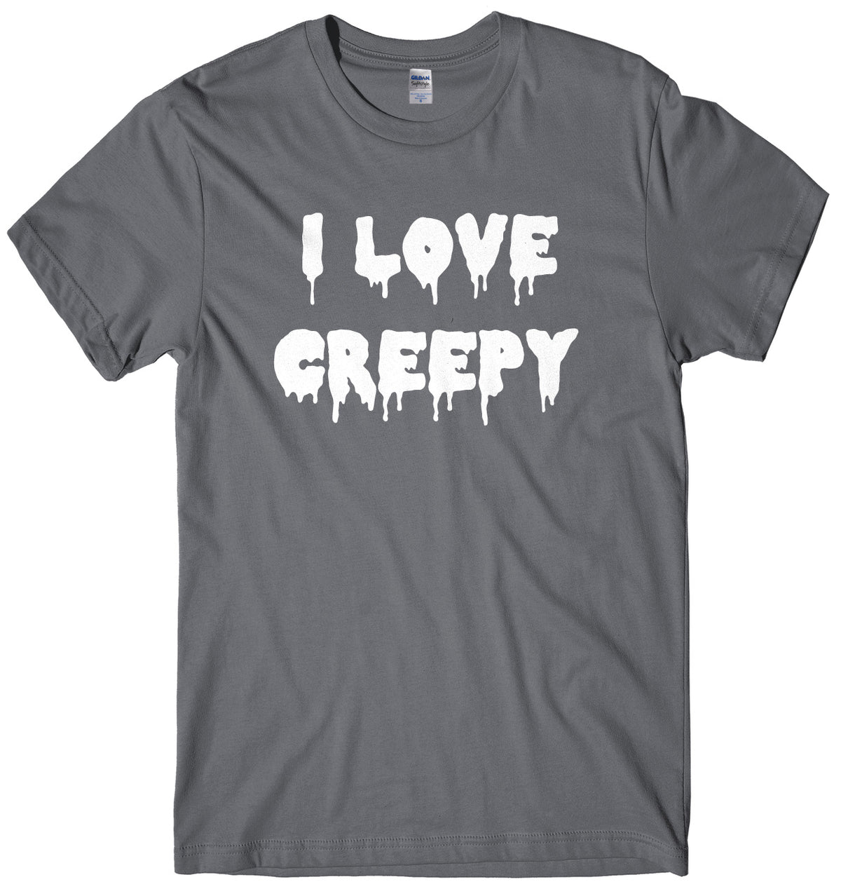 I Love Creepy Mens Unisex Halloween T-Shirt