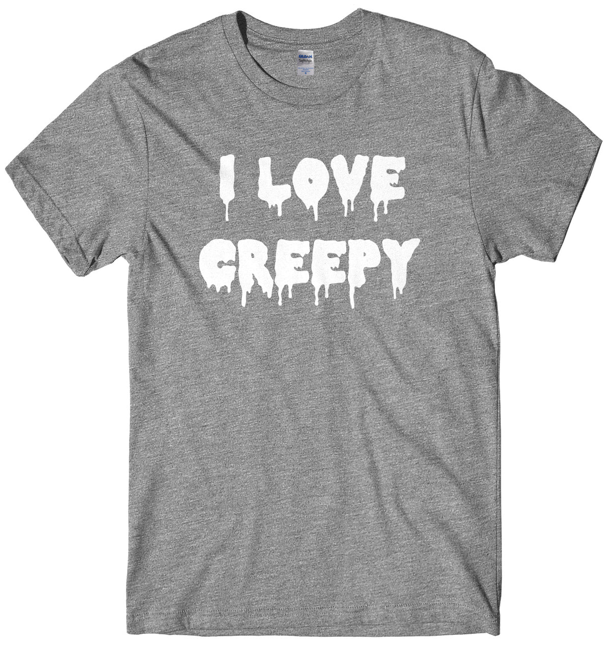 I Love Creepy Mens Unisex Halloween T-Shirt