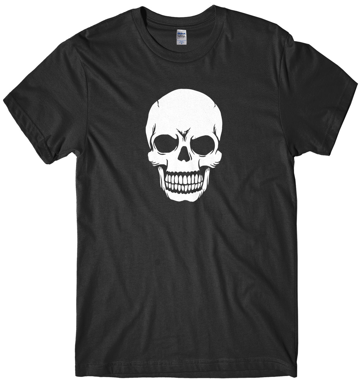 Skeleton Skull Face Design Mens Unisex Halloween T-Shirt