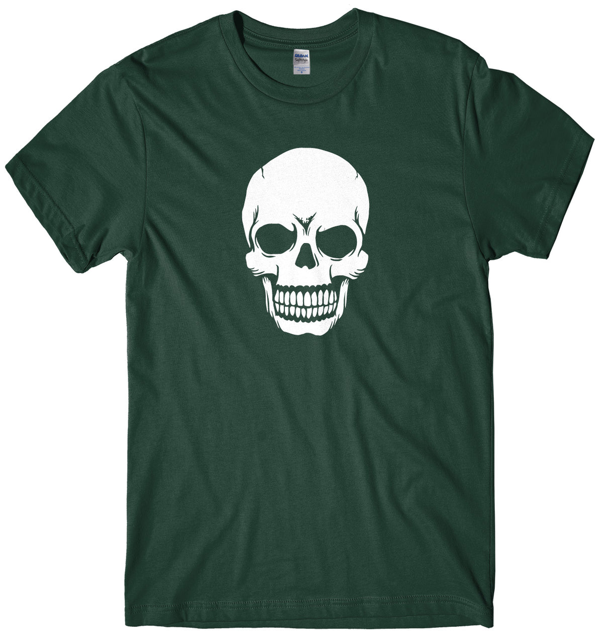 Skeleton Skull Face Design Mens Unisex Halloween T-Shirt