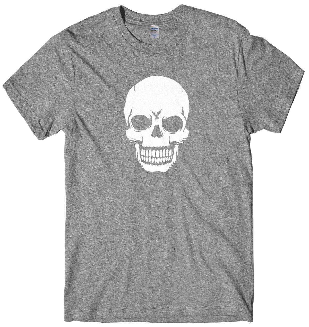 Skeleton Skull Face Design Mens Unisex Halloween T-Shirt