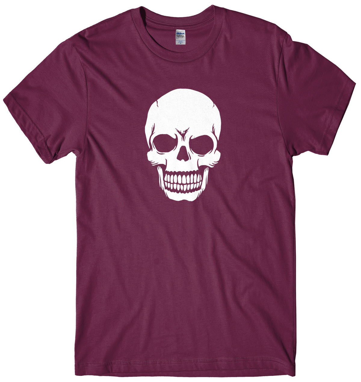 Skeleton Skull Face Design Mens Unisex Halloween T-Shirt