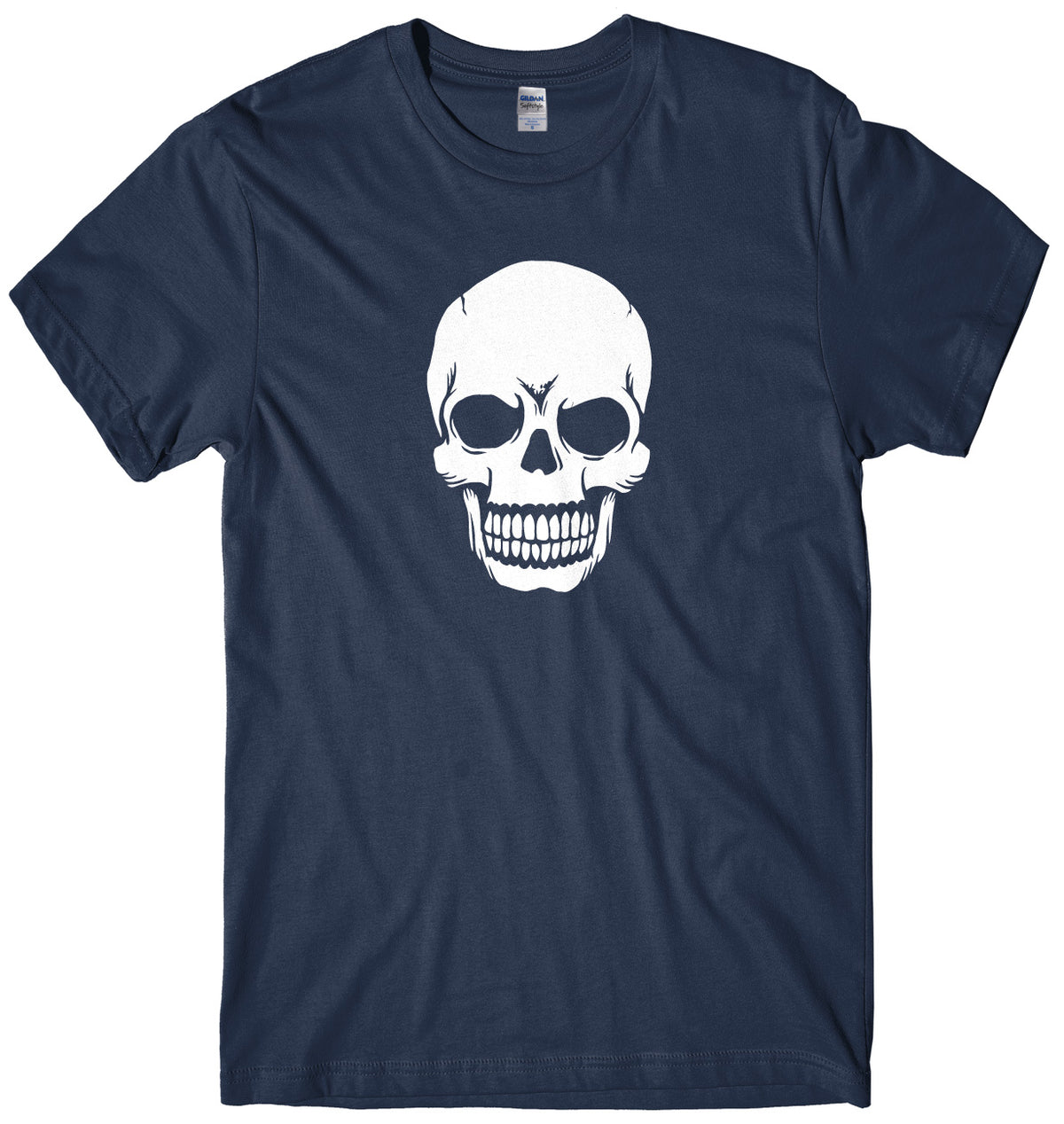 Skeleton Skull Face Design Mens Unisex Halloween T-Shirt