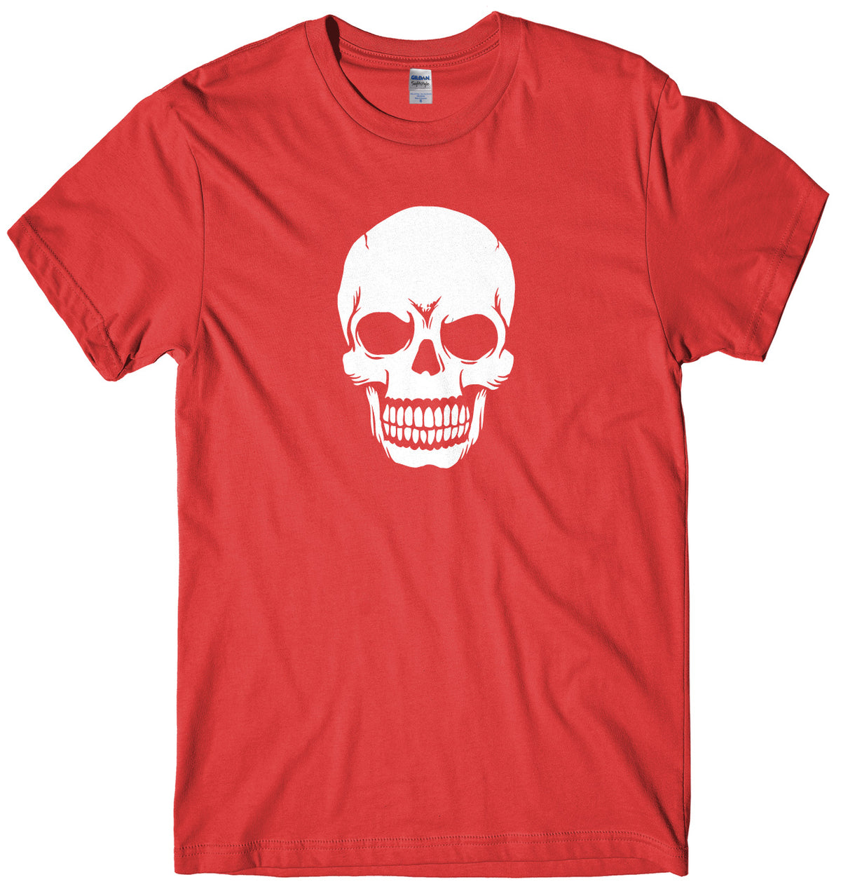 Skeleton Skull Face Design Mens Unisex Halloween T-Shirt