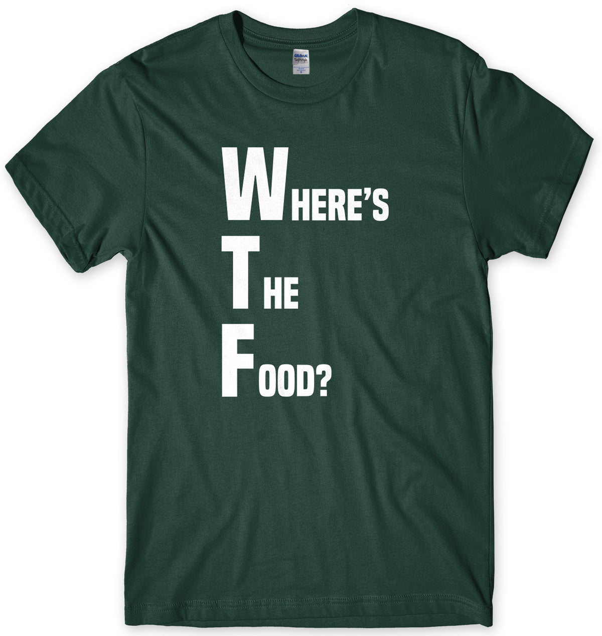WTF Where&#39;s The Food? Mens Unisex T-Shirt