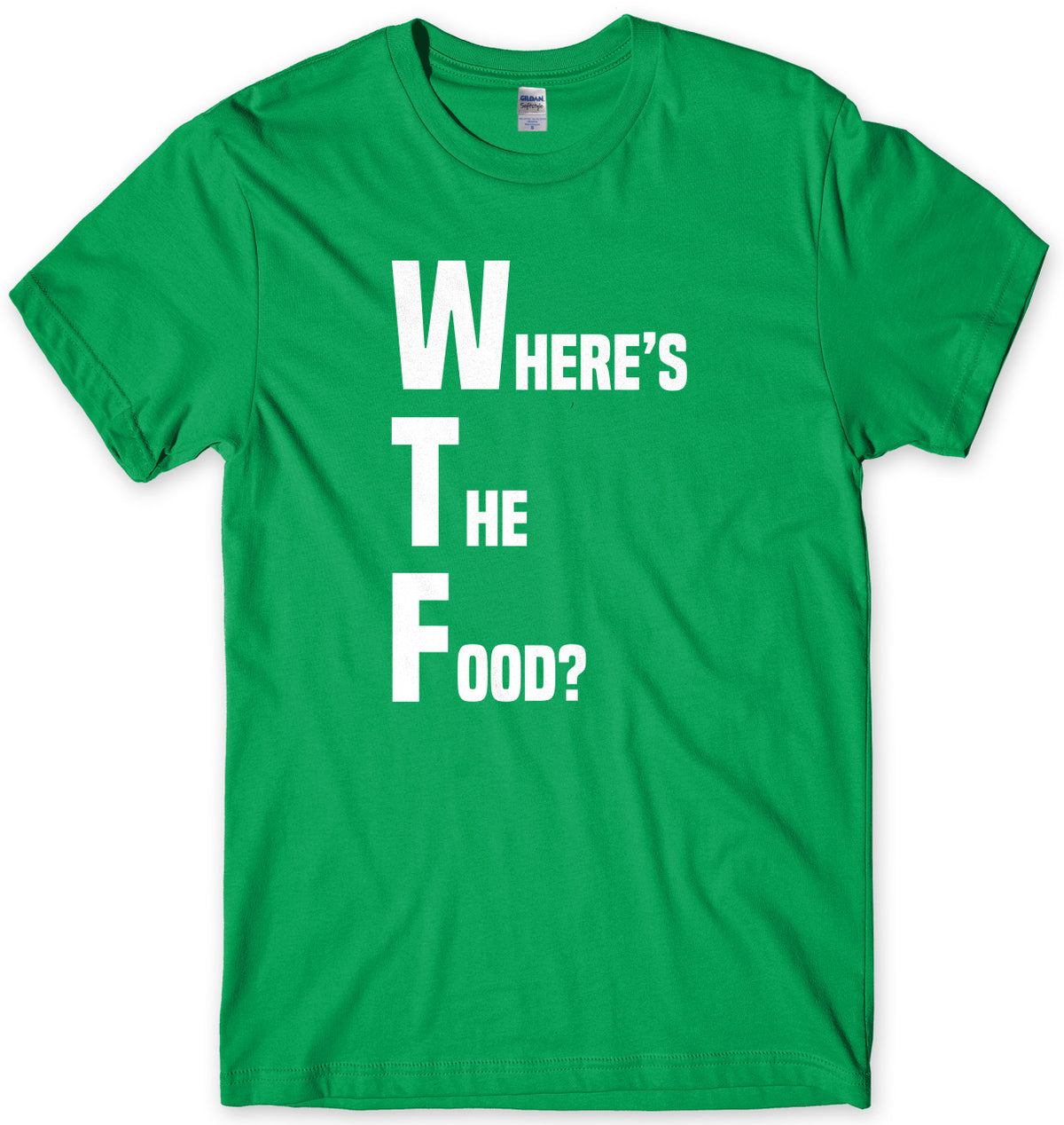 WTF Where&#39;s The Food? Mens Unisex T-Shirt