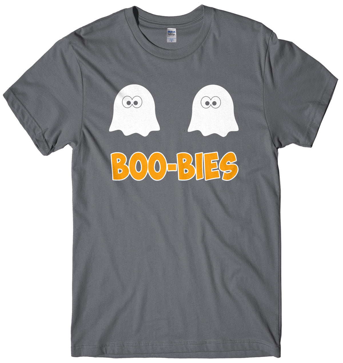 BOO-BIES Mens Unisex Halloween T-Shirt