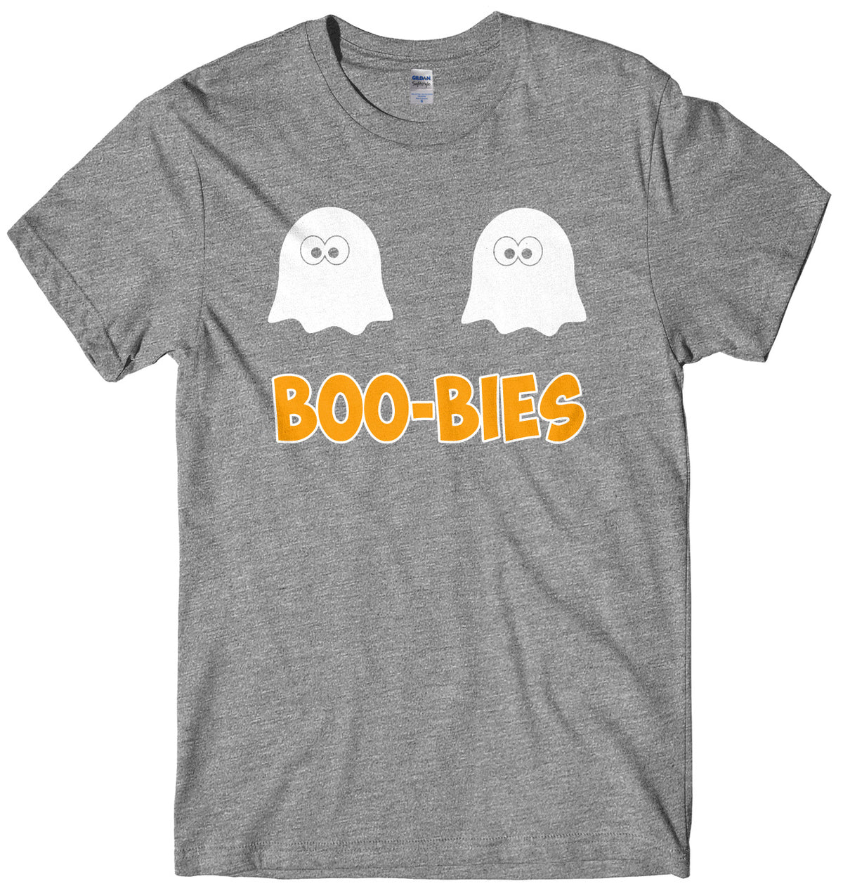 BOO-BIES Mens Unisex Halloween T-Shirt