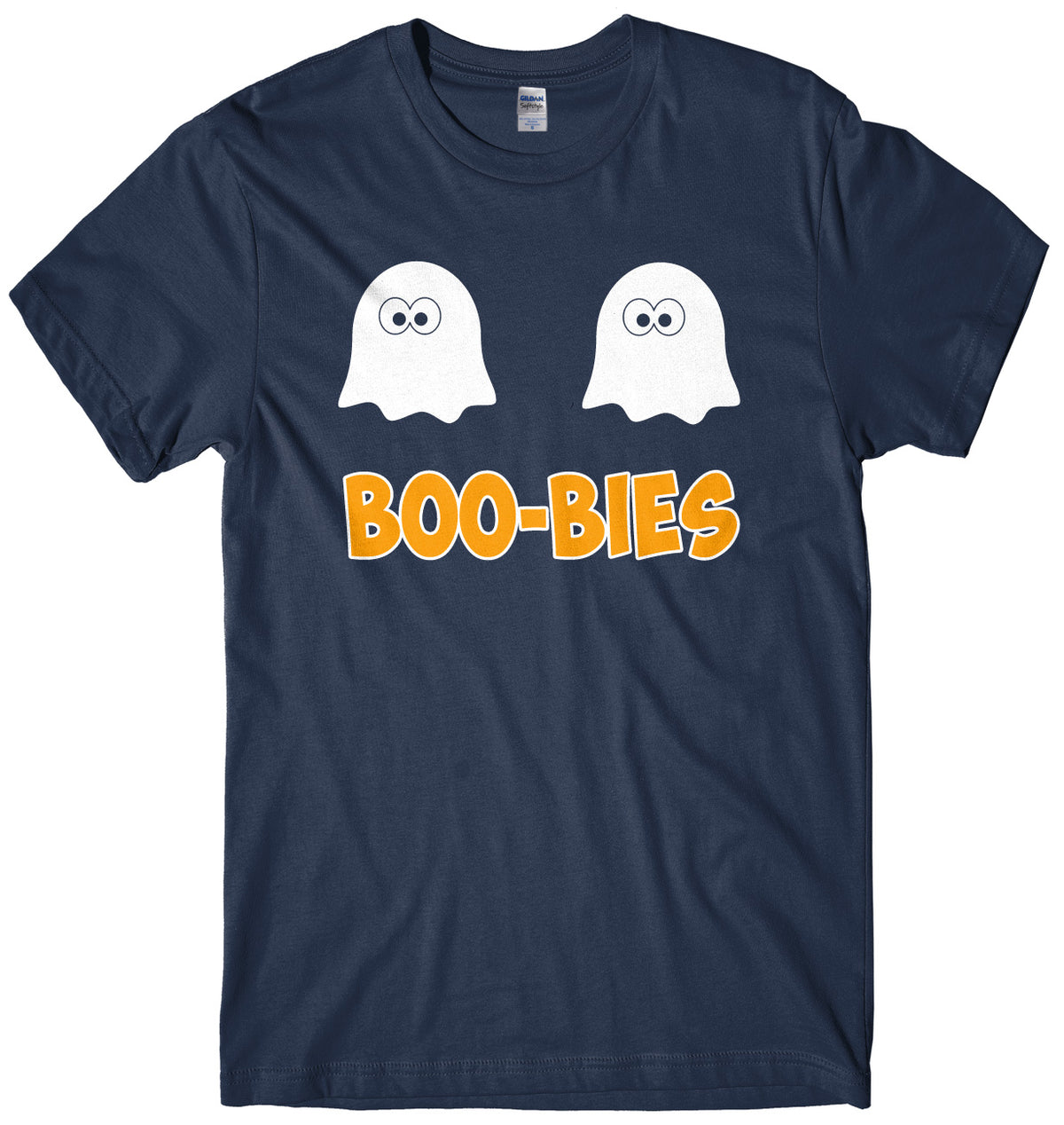 BOO-BIES Mens Unisex Halloween T-Shirt