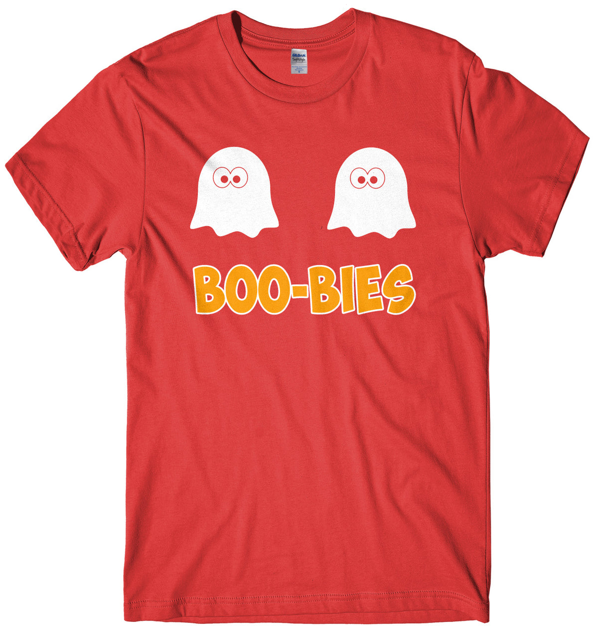BOO-BIES Mens Unisex Halloween T-Shirt
