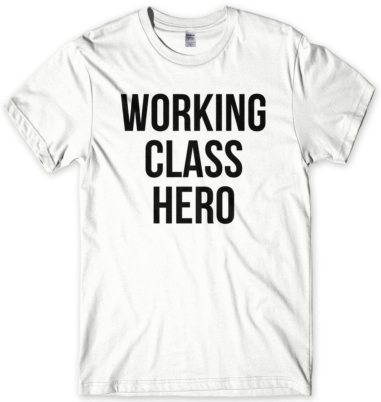 WORKING CLASS HERO AS WORN BY JOHN LENNON MENS UNISEX T-SHIRT
