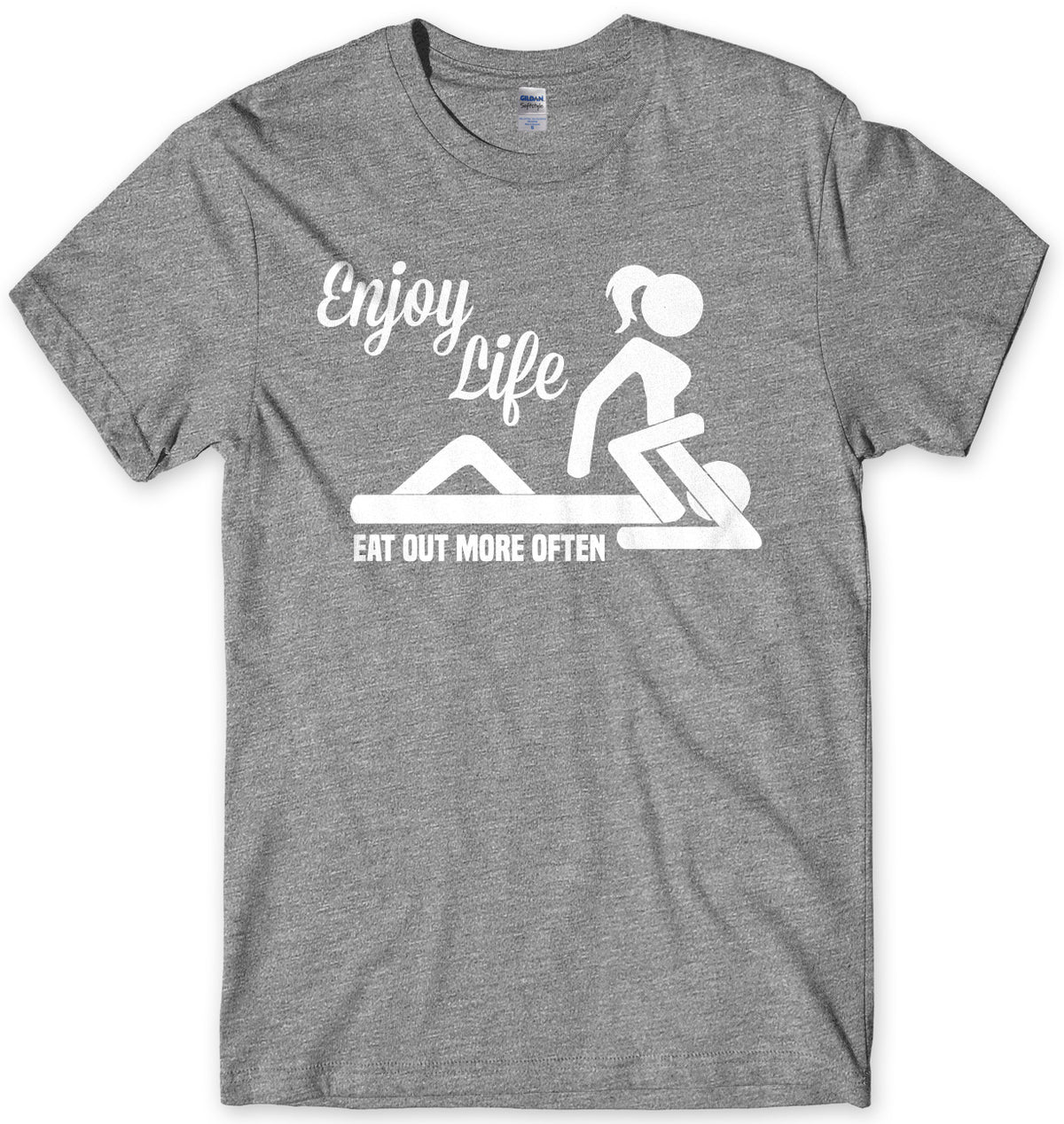 Enjoy Life Eat Out More Often Mens Unisex T-Shirt