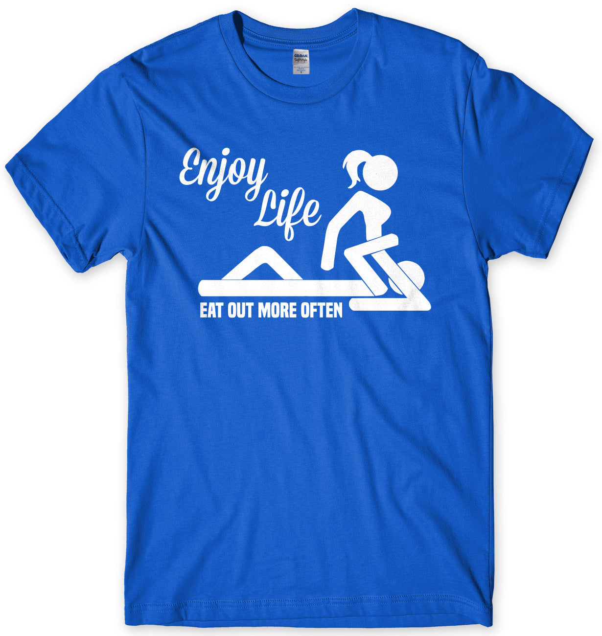 Enjoy Life Eat Out More Often Mens Unisex T-Shirt