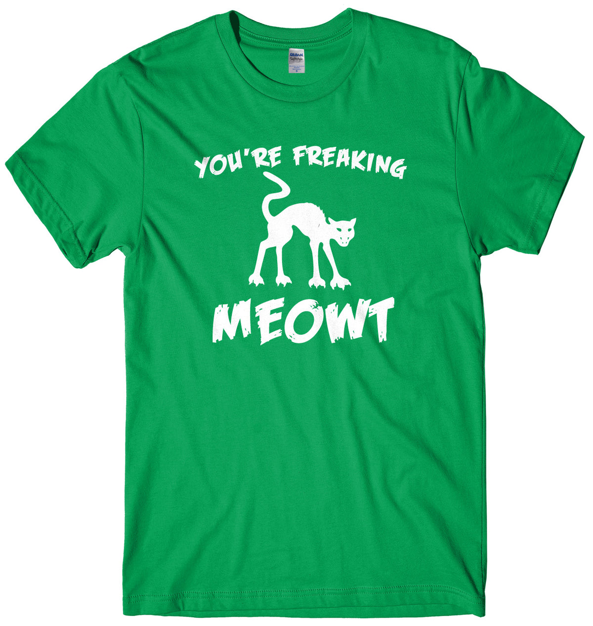 You&#39;re Freaking Meowt Mens Unisex Halloween T-Shirt