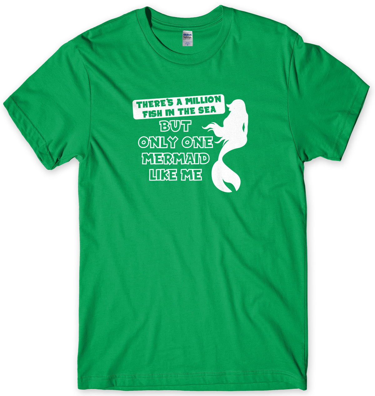 There&#39;s A Million Fish In The Sea But Only One Mermaid Like Me Mens Unisex Style T-Shirt