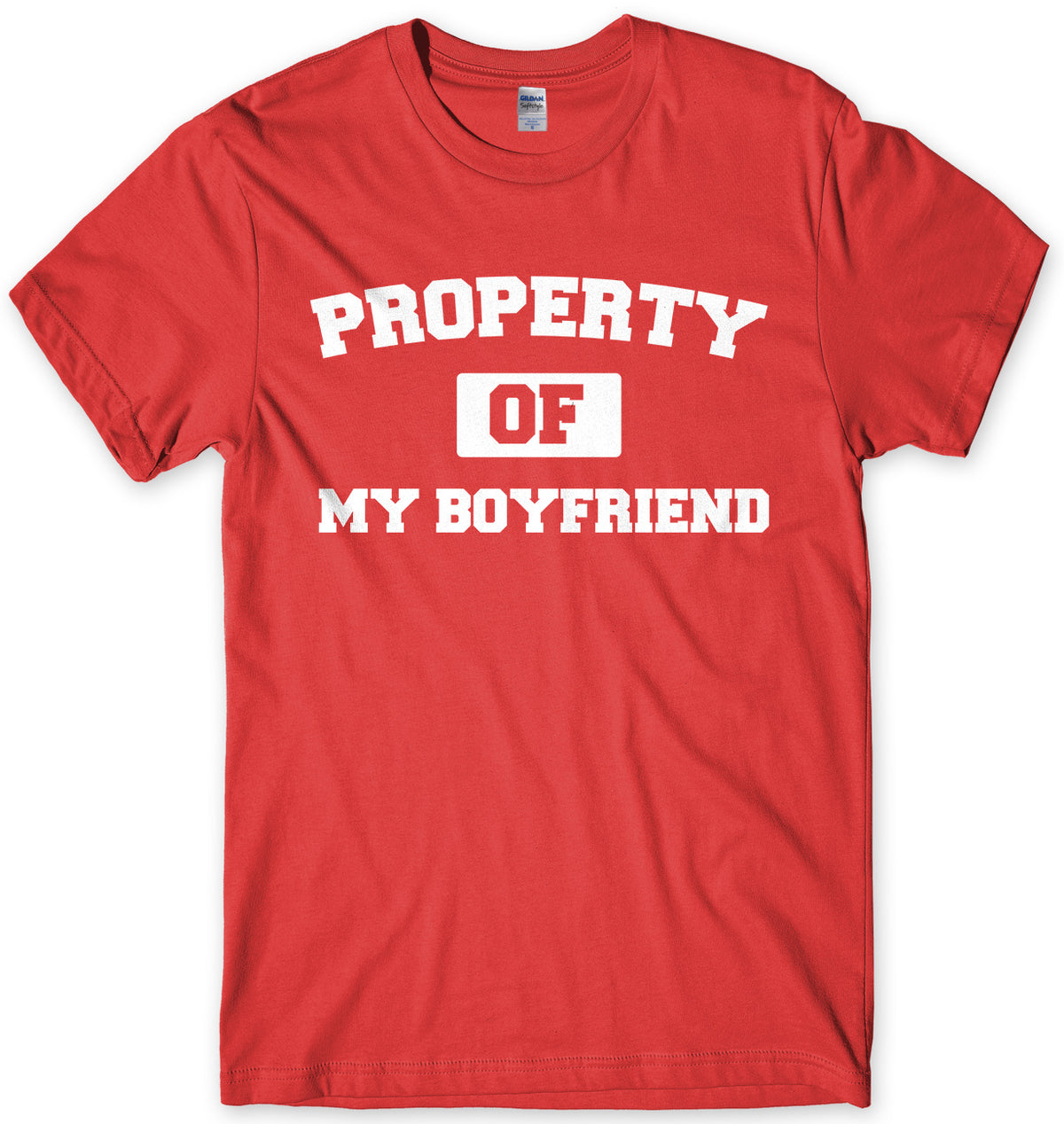 Property Of My Boyfriend Mens Unisex T-Shirt