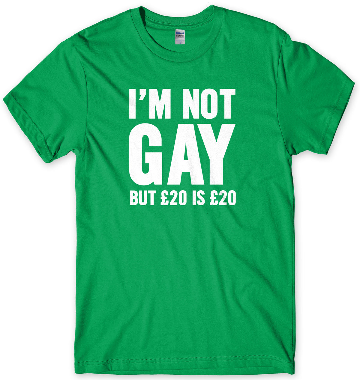 I&#39;m Not Gay But Œ£20 Is Œ£20 Mens Unisex T-Shirt