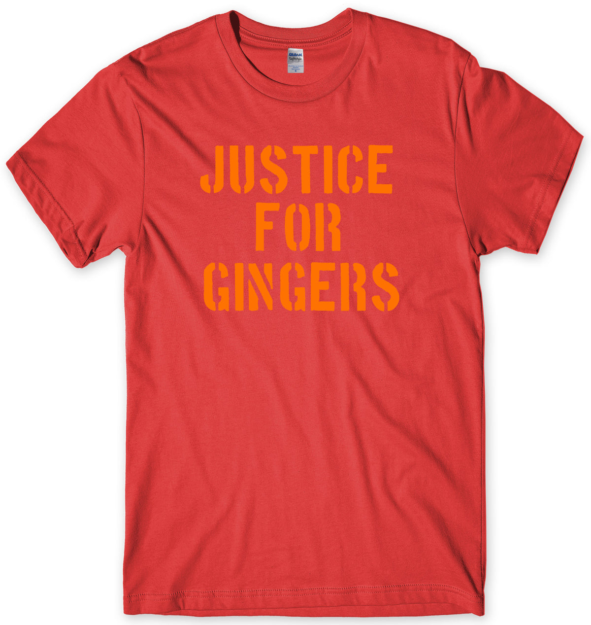 JUSTICE FOR GINGERS MENS FUNNY UNISEX T-SHIRT
