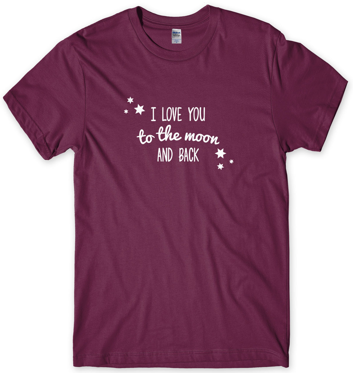 I Love You To The Moon And Back Mens Unisex Style T-Shirt