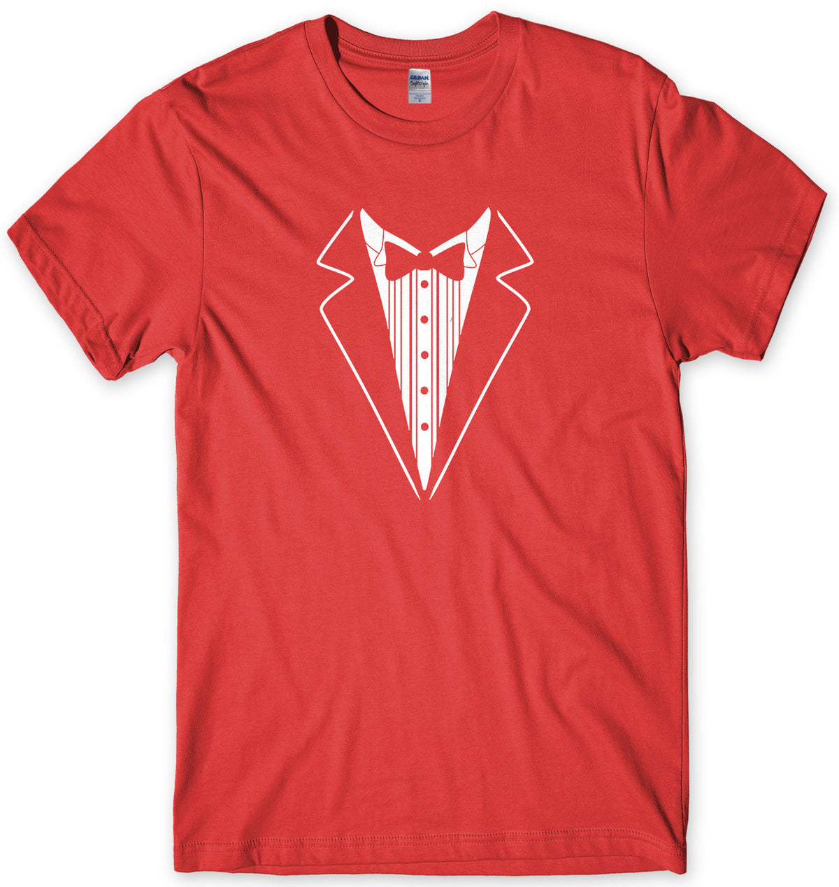 Tuxedo Suit Shirt And Tie Mens Unisex T-Shirt