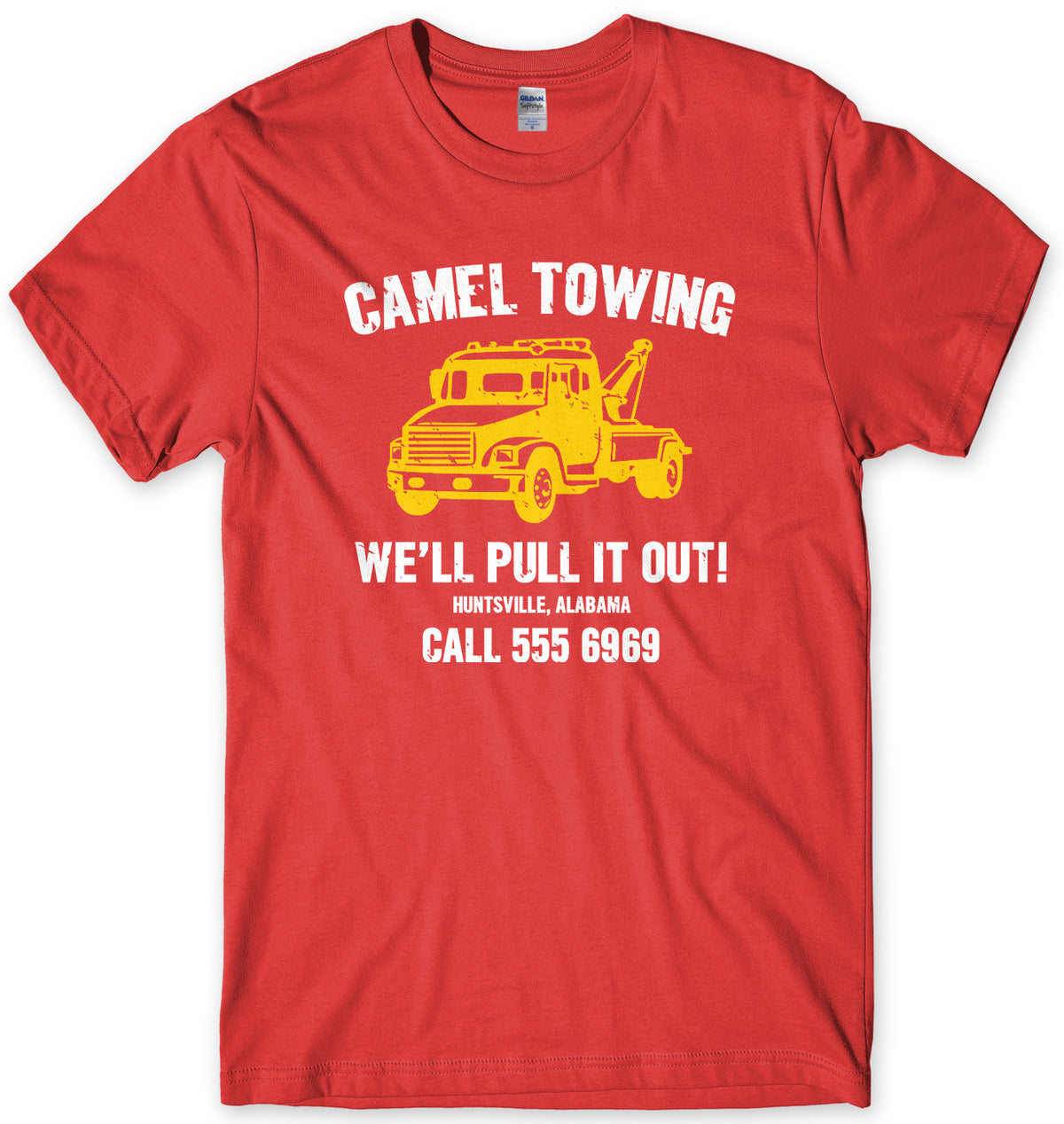 Camel Towing We&#39;ll Pull It Out Mens Unisex T-Shirt