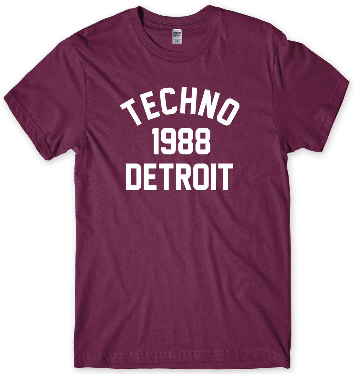 TECHNO 1988 DETROIT MENS FUNNY UNISEX T-SHIRT