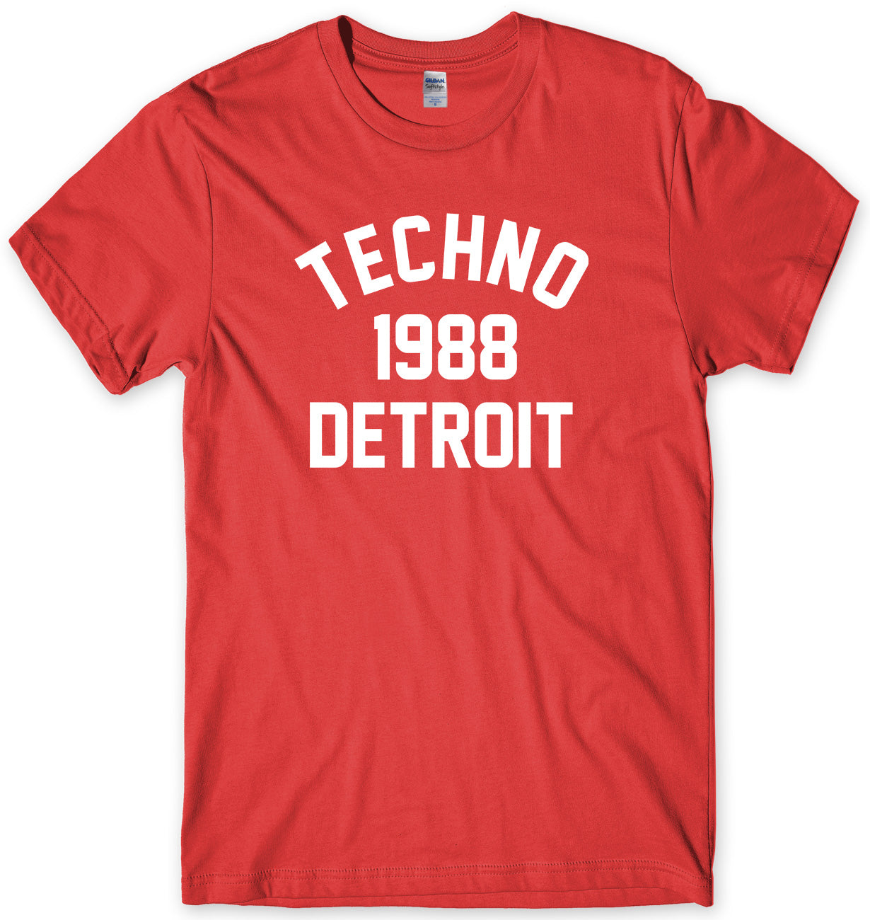 TECHNO 1988 DETROIT MENS FUNNY UNISEX T-SHIRT